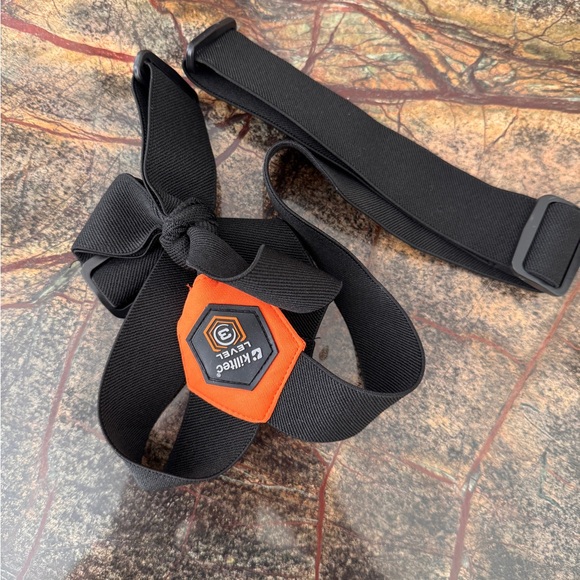 Men's Orange Ski Pants - Lined - Picture 4 of 4